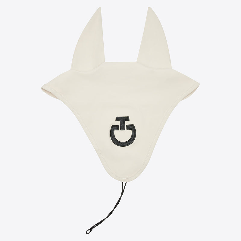 Attachable Lightweight Jersey Ear Bonnet in Beige