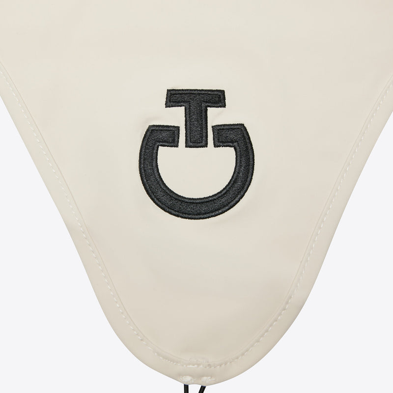 Attachable Lightweight Jersey Ear Bonnet in Beige