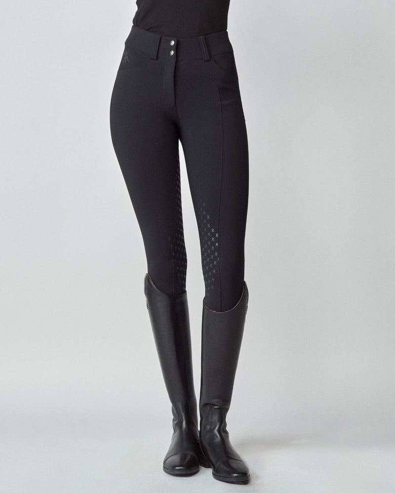 Compression Performance Breeches in Black