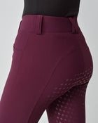 Compression Performance Breeches in Burgundy