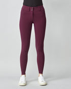 Compression Performance Breeches in Burgundy