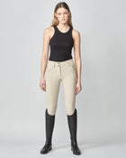 Compression Performance Breeches in Tan