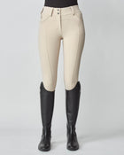 Compression Performance Breeches in Tan