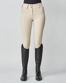 Compression Performance Breeches in Tan