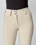 Compression Performance Breeches in Tan