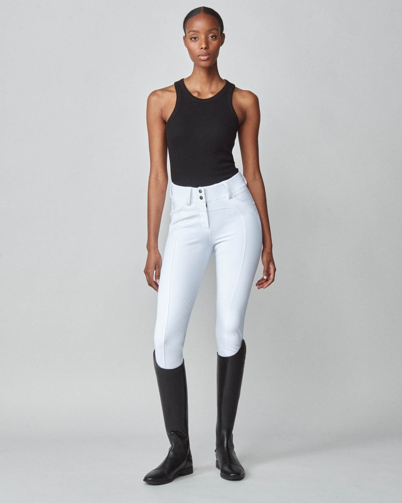Compression Performance Breeches in White