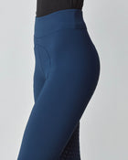 Compression Pull-On Riding Breeches in Navy