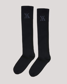 Compression Riding Socks in Black
