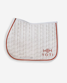 Saddle Pad & Ear Bonnet Set in Beige