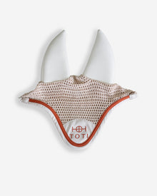 Saddle Pad & Ear Bonnet Set in Beige