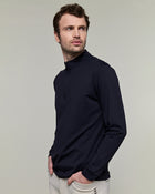 Unisex Albe Long Sleeve Technical Shirt in Marine
