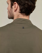 Unisex Albe Long Sleeve Technical Shirt in Olive