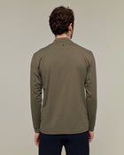 Unisex Albe Long Sleeve Technical Shirt in Olive