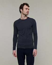 Fellow Long Sleeve Technical Shirt in Dark Grey