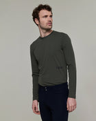 Fellow Long Sleeve Technical Shirt in British Green