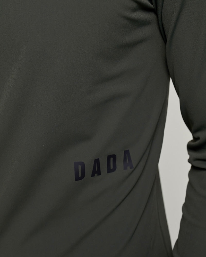 Fellow Long Sleeve Technical Shirt in British Green