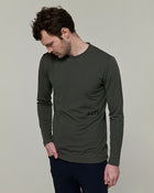 Fellow Long Sleeve Technical Shirt in British Green