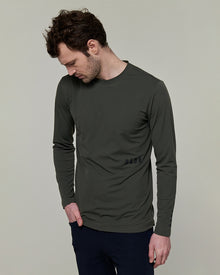 Fellow Long Sleeve Technical Shirt in British Green