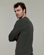 Fellow Long Sleeve Technical Shirt in British Green