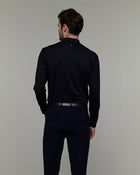 Unisex Albe Long Sleeve Technical Shirt in Black