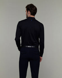Unisex Albe Long Sleeve Technical Shirt in Black