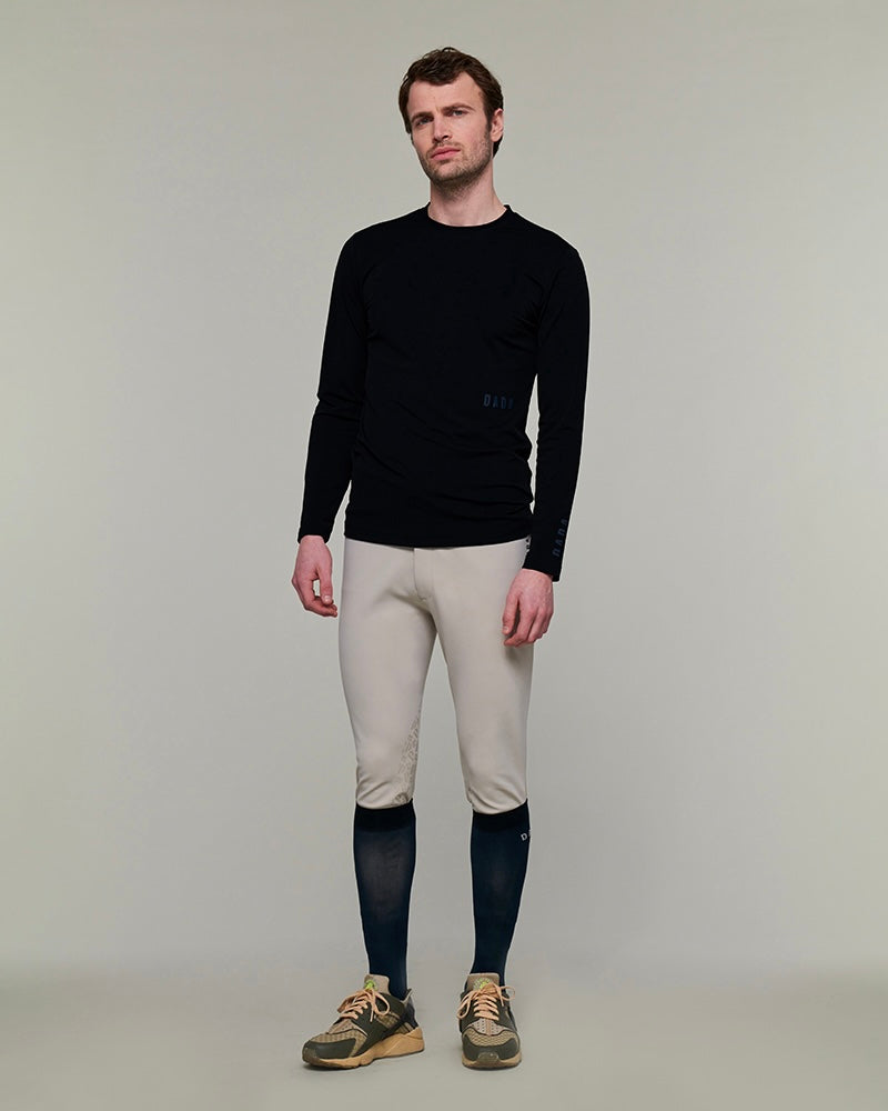 Fellow Long Sleeve Technical Shirt in Black
