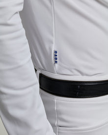 Vitali Long Sleeve Show Polo in White