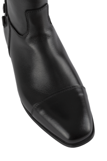 Denver Pro Jumping Boots in Black with Lux Top & Swarovski® Crystal Line