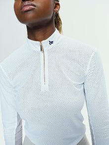 Pablito Long Sleeve Riding Top in White