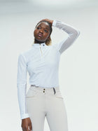 Pablito Long Sleeve Riding Top in White