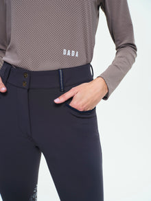 Giovani Grip Shaping Breeches in Dark Brown