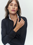 Helios Long Sleeve Show Shirt in Black