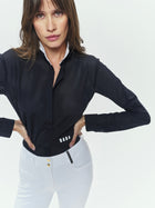 Helios Long Sleeve Show Shirt in Black