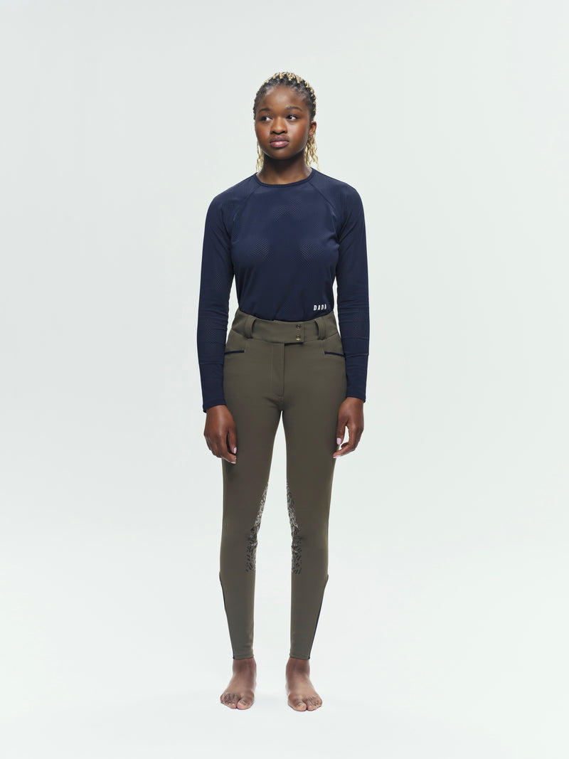 New Kit Sculpting Breeches in Dark Olive