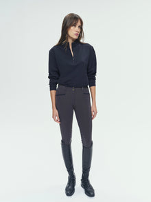 Giovani Grip Shaping Breeches in Dark Brown