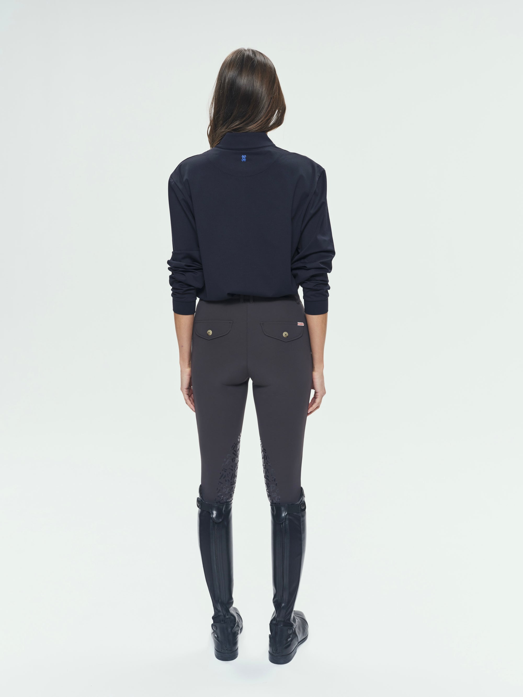 Giovani Grip Shaping Breeches in Dark Brown