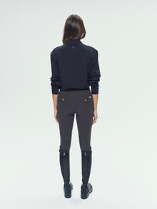 Giovani Grip Shaping Breeches in Dark Brown