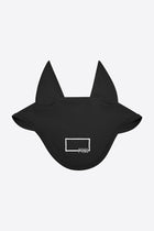 Jersey Ear Bonnet in Black