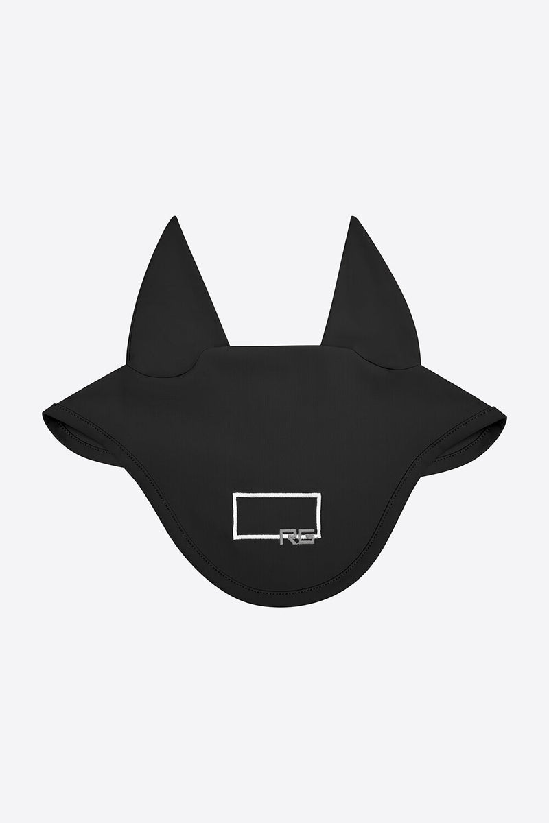 Jersey Ear Bonnet in Black
