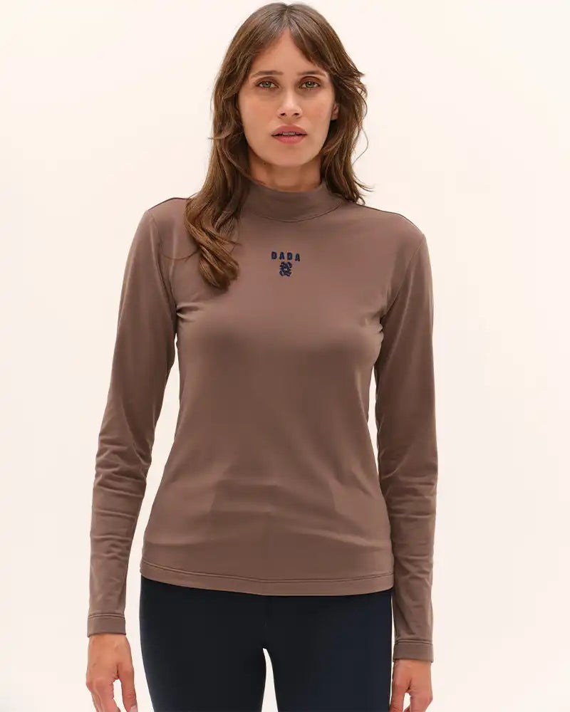 Ernest Technical Top in Mocha