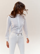 Euphoria Long Sleeve Show Shirt in White