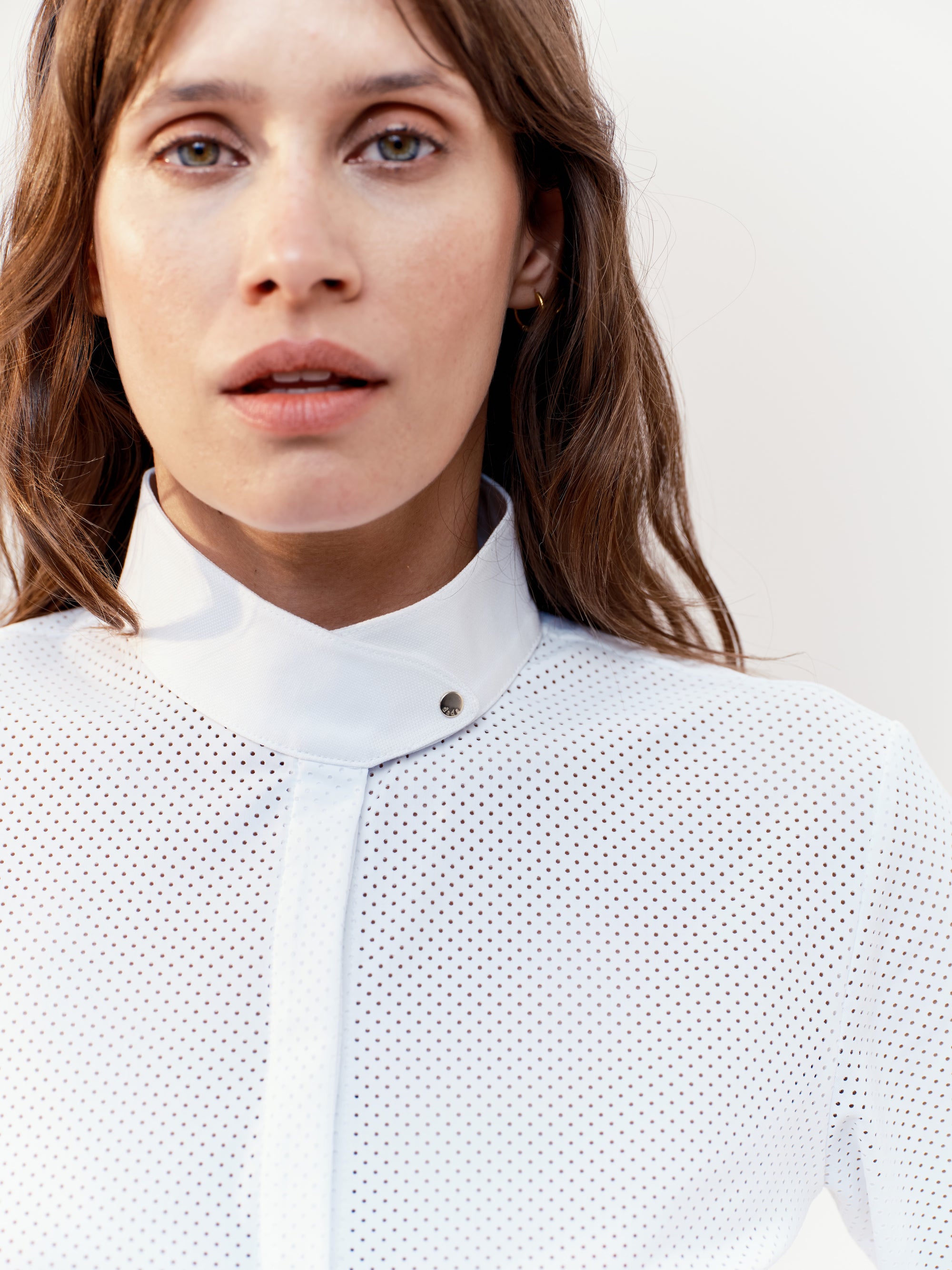 Euphoria Long Sleeve Show Shirt in White