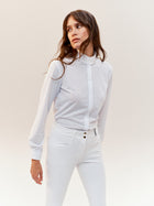 Euphoria Long Sleeve Show Shirt in White