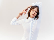 Euphoria Long Sleeve Show Shirt in White