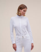 Euphoria Long Sleeve Show Shirt in White