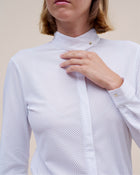 Euphoria Long Sleeve Show Shirt in White
