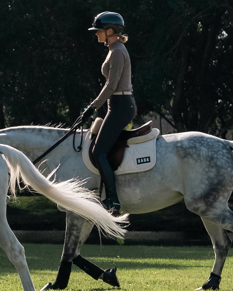 Fit for Fun Saddle Pad in Ivory