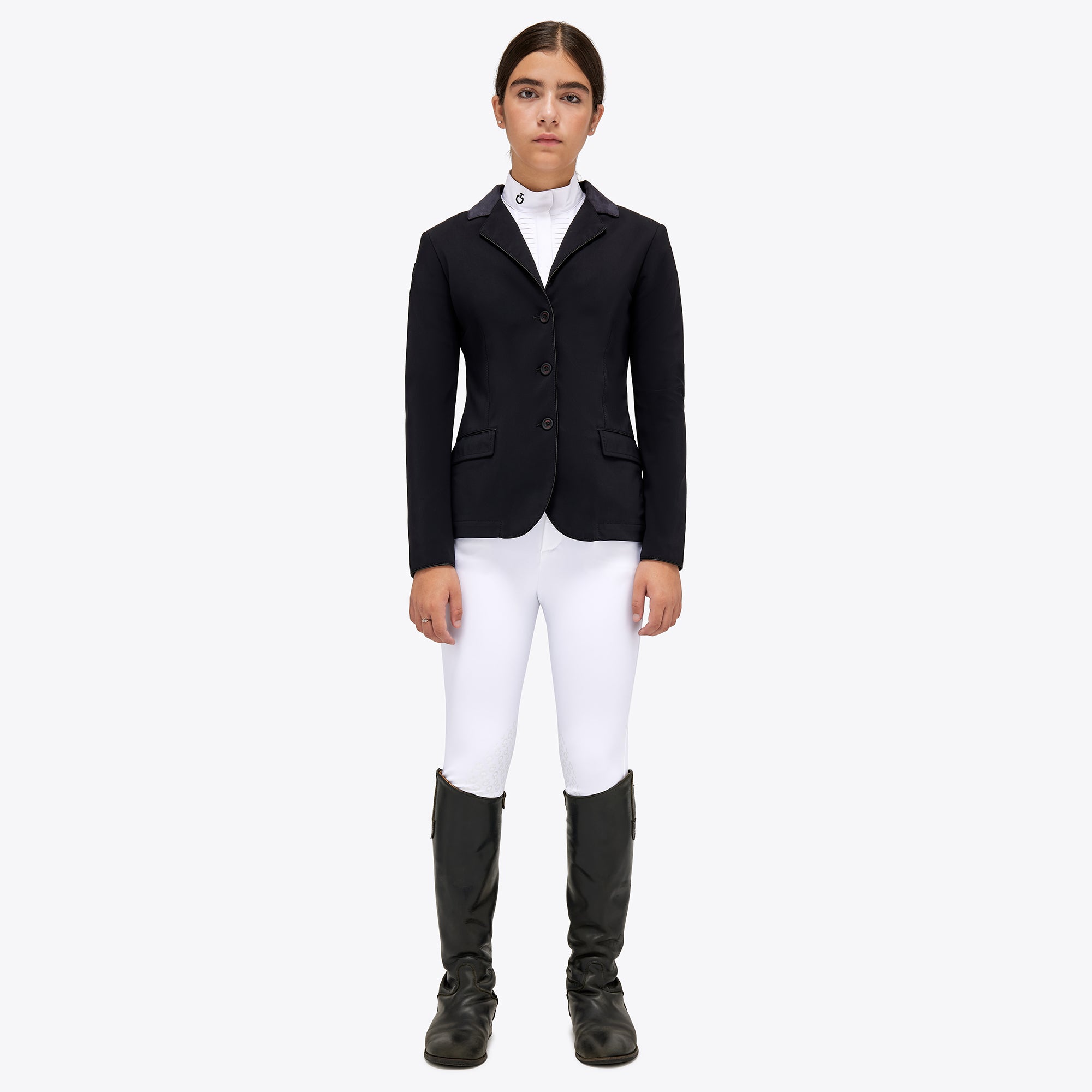 Girl's GP Show Jacket in Black