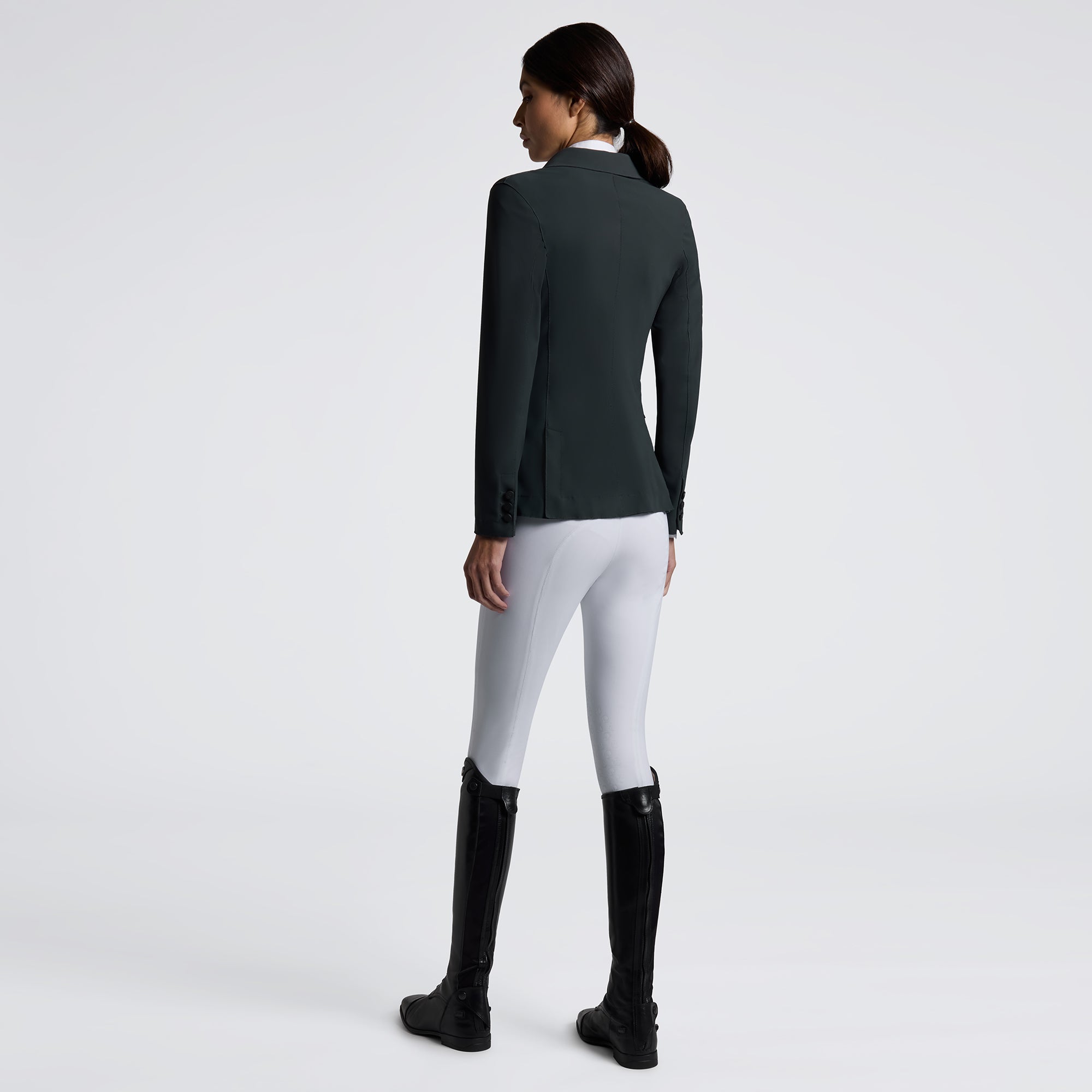 Raw Cut Show Jacket in Dark Grey