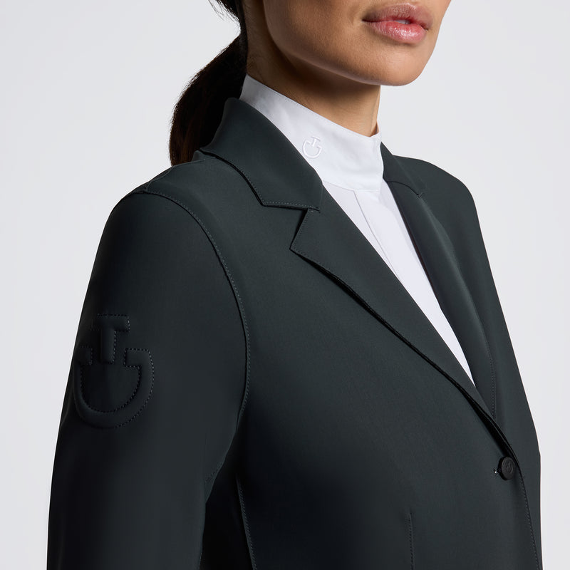 Raw Cut Show Jacket in Dark Grey